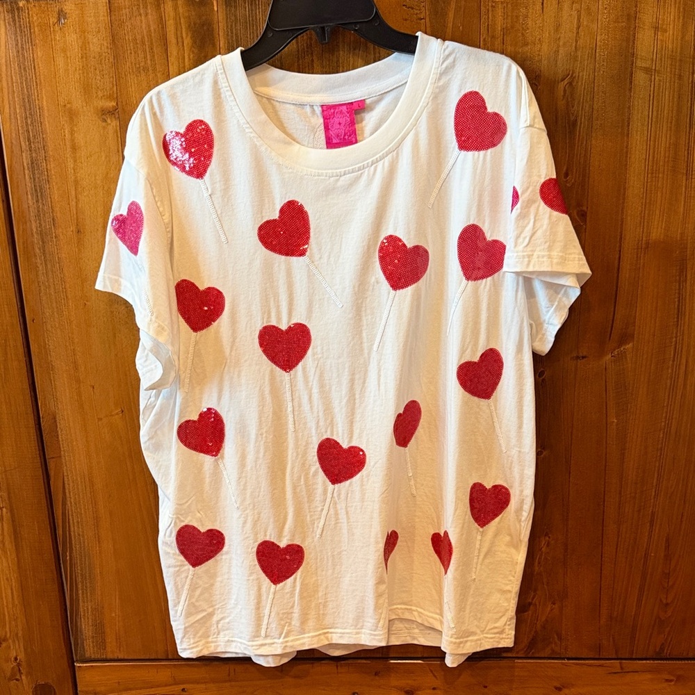 Queen of Sparkles heart lollipop t-shirt.